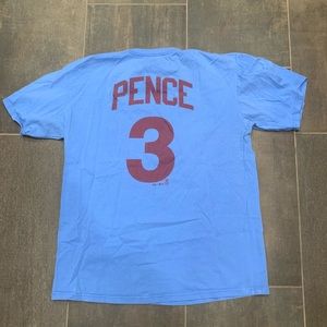 Philadelphia Phillies Hunter Pence Majestic Retro Jersey Shirt